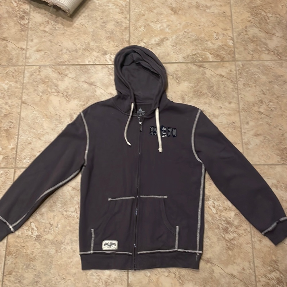 Authentic Disney Parks Adult Grey Full-Zip Jacket